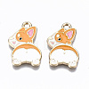 Alloy Enamel Pendants ENAM-S127-013-RS-1