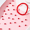 250Pcs Glass Round Beads GLAA-SP0001-49A-6