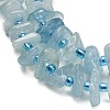 Natural Aquamarine Beads Strands G-Z124-A03-02-4