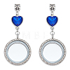 Alloy Locket Photo Pendants FIND-WH0181-05-1