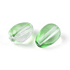 Baking Paint Transparent Glass Beads DGLA-N014-10F-2