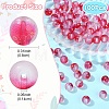 100Pcs Frosted Baking Paint Glass Beads DGLA-YW0001-36E-3