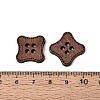 4-Hole Square Wood Buttons BUTT-Q046-09B-3