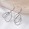 Tarnish Resistant 304 Stainless Steel Dangle Earrings EJEW-L215-47P-2