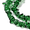 Spray Painted Transparent Glass Beads Strands X-GLAA-P060-01A-07-3