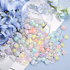 24 Style Transparent Acrylic Beads TACR-CA0001-23-4