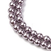Electroplated Shell Pearl Beads Strands BSHE-G041-3mm-02-3