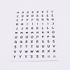 Round Alphabet Self-Adhesive Stickers DIY-TAC0005-58E-1