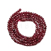 Natural Garnet Beads Strands X-G-J002-20-2