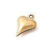 304 Stainless Steel Pendants STAS-G389-02G-04-2