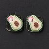Transparent Resin Cabochons RESI-G034-A01-3