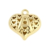 Hollow Brass Pendants for Valentine's Day KK-M289-03A-G-1