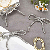 4Pcs Polyester Brooches for Backpack Clothes JEWB-CP0001-62-3