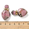 Faceted Natural Rhodonite Pendants G-A225-02G-5