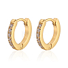 Sweet and Lovely Stainless Steel Zirconia Earrings for Women's Daily Wear EW0566-1-1