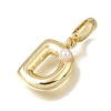 Brass Pendants KK-E806-01G-D-2