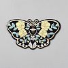 Butterfly Computerized Embroidery Polyester Iron on/Sew on Patches DIY-WH0671-388G-1