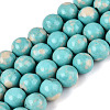 Synthetic Turquoise Beads Strands G-N364-08C-01-2