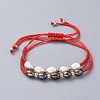 Braided Bead Bracelets BJEW-JB04821-1