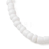 Natural Gemstone & Glass Seed Bead Stretch Bracelets BJEW-JB13306-5