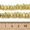 Electroplated Natural Lava Rock Beads Strands G-L606-D02-01B-4