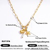 Ocean 304 Stainless Steel & Faux Pearl Pendant Necklaces FS-WG3F40F-04-1