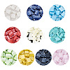 Craftdady 500Pcs 10 Colors 2-Hole Glass Seed Beads SEED-CD0001-02B-3