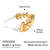 304 Stainless Steel Open Cuff Rings for Women BY6397-6