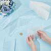 20Pcs Transparent Acrylic Book Photo Frame Holder AJEW-WA0003-16-3
