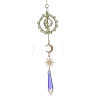 Sun Moon Ring Brass Suncatcher HJEW-JM05002-1