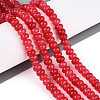 Dyed Natural White Jade Beads Strands G-T139-59A-05-1