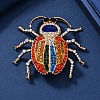 Beatles Alloy Rhinestone Brooches for Backpack Clothes PW-WGB4875-01-1