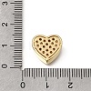 Valentine's Day Brass Micro Pave Clear Cubic Zirconia Beads KK-K427-30G-3