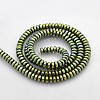 Electroplate Non-magnetic Synthetic Hematite Beads Strands G-J216C-M-2