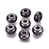 UV Plating Opaque Acrylic European Beads PACR-T017-19M-M3-2