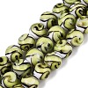 Gold Sand Handmade Lampwork Beads Strands LAMP-N037-08C-1