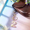Number 2 Transparent Resin Keychains KEYC-TADJ0001-10B-4