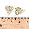 304 Stainless Steel Crystal Rhinestone Pendant STAS-U047-21G-3