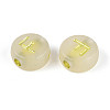Luminous Frosted Acrylic Beads FACR-T008-02F-2