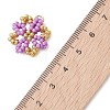Glass Seed Beaded Pendants PALLOY-MZ01267-05-4