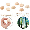 Unfinished Natural Wood Cabochons WOOD-GF0001-13D-4