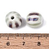 Vintage Porcelain Corrugated Beads PORC-N013-11G-3