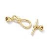 Brass Toggle Clasps KK-Z083-09G-2