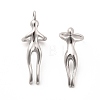 Non-Tarnish 304 Stainless Steel Pendants STAS-D179-11P-4