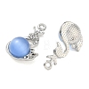 Alloy Rhinestone Pendants FIND-D044-22P-02-2