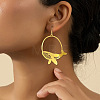 201 Stainless Steel Dangle Earrings FS-WG439CD-01-2