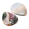 Natural Paua Shell & Yellow Shell & Pink Shell & Black Lip Shell Pendants SSHEL-C012-14-2