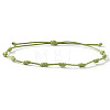 Adjustable Polyester Cord Braided Bracelets for Friendship Couple UP1845-11-1