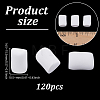 120Pcs Resin Marshmallow Figurine DJEW-NB0001-57-2