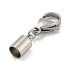 Tarnish Resistant 304 Stainless Steel Cord Ends STAS-K273-07A-P-2